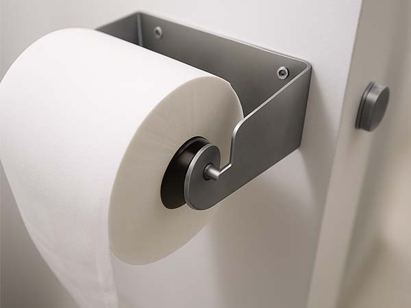 portarollos papel manos